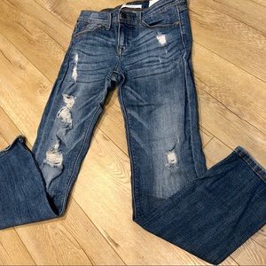 Styles 4 less denim distressed pants